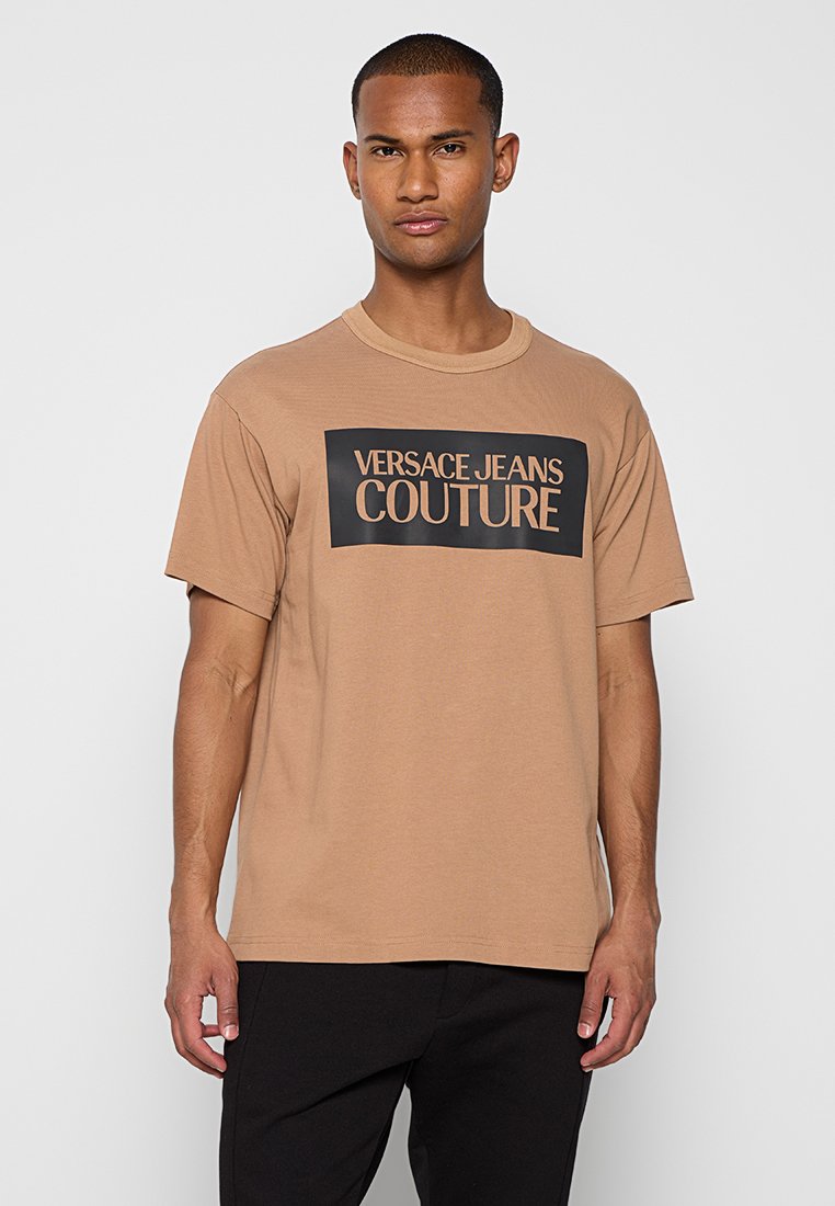 Versace Jeans Couture T-shirt print zandkleur