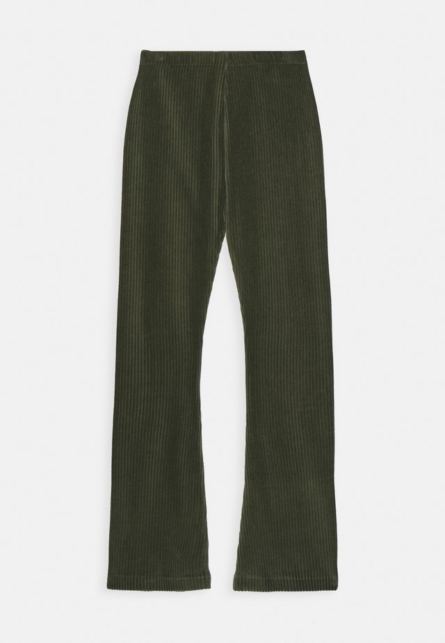 STRETCH CORDUROY LONINA - Stoffhose - forest night
