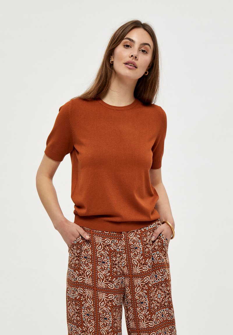 PEPPERCORN PCTANA - T-shirt basic - glazed gin
