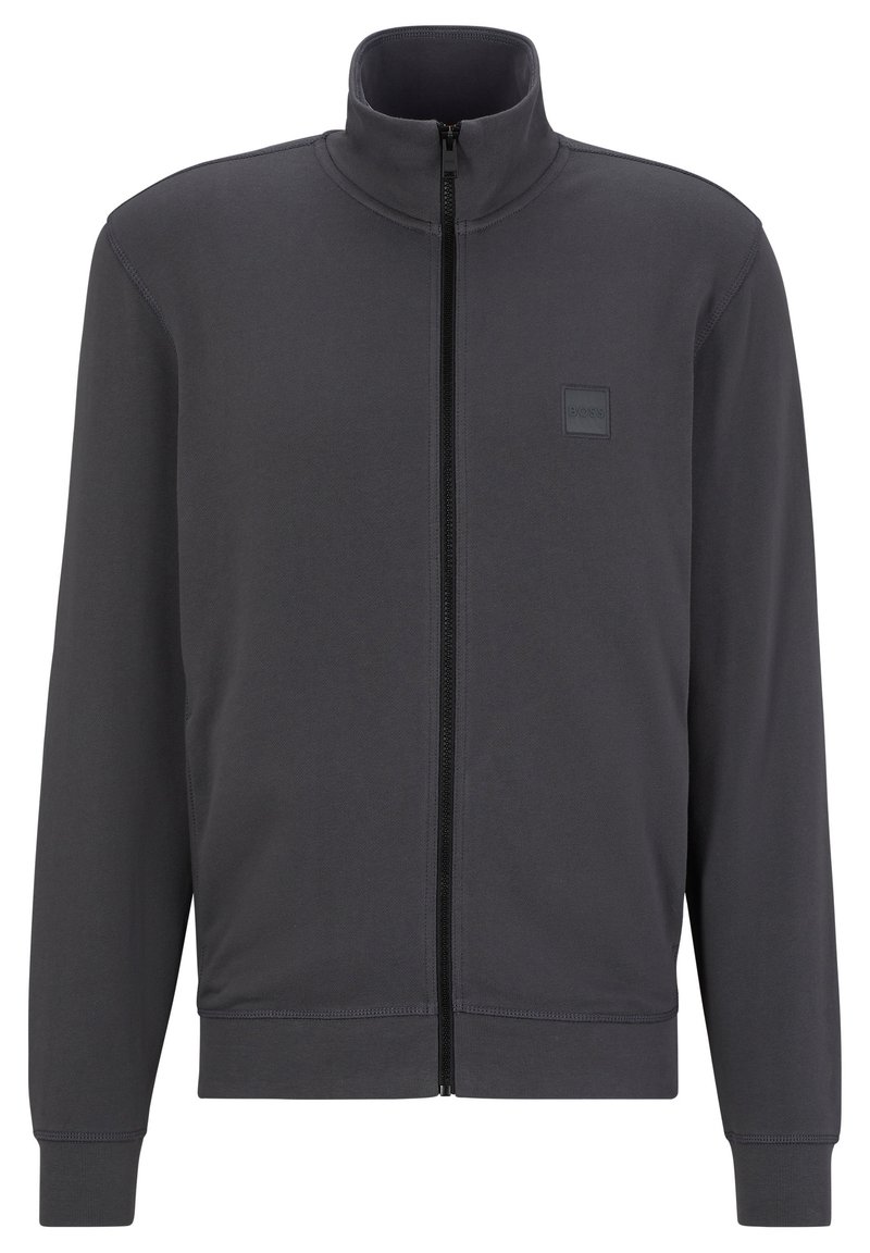 BOSS ZESTART Zipup sweatshirt dark grey Zalando.co.uk