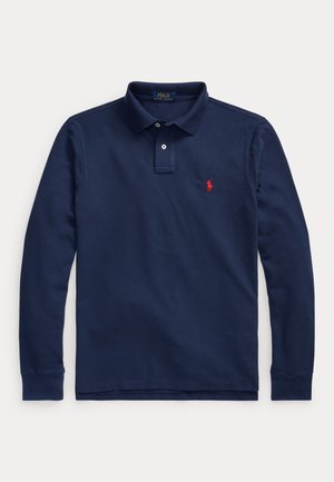 Polo Ralph Lauren, SLIM FIT LONG-SLEEVE POLO SHIRT - Maglietta a manica lunga - newport navy