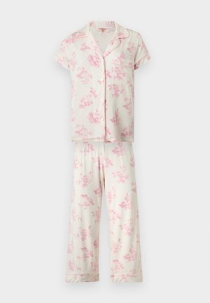 Eberjey GISELE PRINTED CROP SET - Pyjama - pink/pale