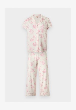 Eberjey, GISELE PRINTED CROP SET - Σετ πιτζάμας - pink/pale