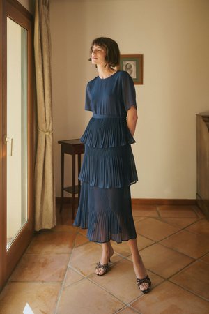 Culture, CUFIKA DRESS - Päevakleit - dress blues