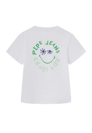 ODA - Camiseta estampada - white