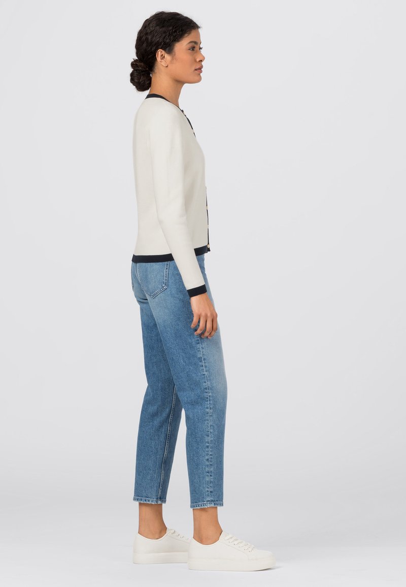 Damen Strickjacken | HALLHUBER Strickjacke offwhite - OO06760 Damen Strickjacken | HALLHUBER Strickjacke offwhite - OO06760