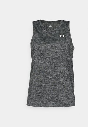 Under Armour TECH TANK TWIST - Viršus - black/white