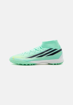 adidas Performance, F50 HYPERFAST LEAGUE MID TF - Chaussures de football sur gazon - pulse mint/night navy/solar lemon