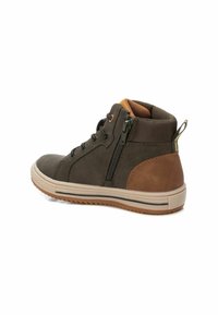 XTI Botines con cordones - kakhi