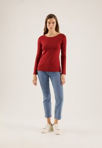 Anna Field - 2 PACK - Long sleeved top - dark red/dark blue Thumbnail Image 1