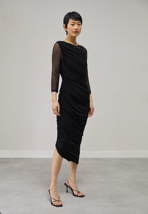 LONG SLEEVE DIANA GOWN - Shift dress - black