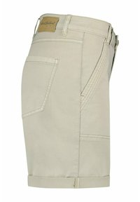 Red button Jeansshort - beige