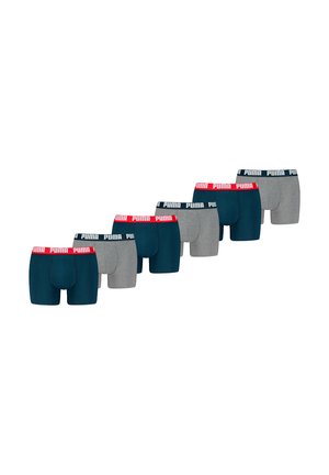 6ER PACK - Boxer Briefs - navy   grey melange