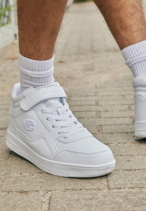 REBOUND VINTAGE MID - Basketball shoes - triple white