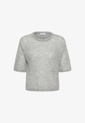 Saint Tropez, SABBARASZ SS PULLOVER - Tricou basic - mist grey melange