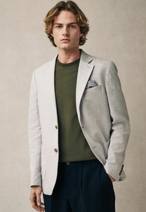 TEXTURED - Sakko - light grey