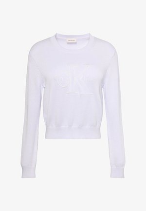 Calvin Klein Jeans, LOGO OUTLINE TOP - Trui - lacey lilac