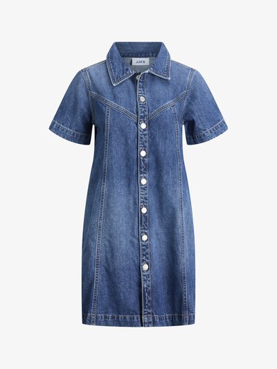 JXAMARA SHAPE DRESS - Robe en jean - medium blue denim