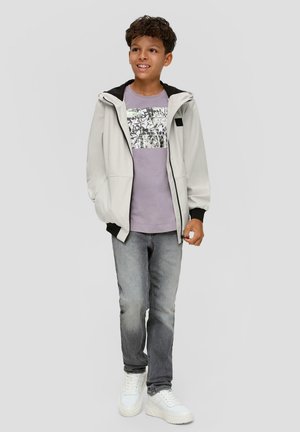 s.Oliver À CAPUCHE - Softshelljacke - wollweiß