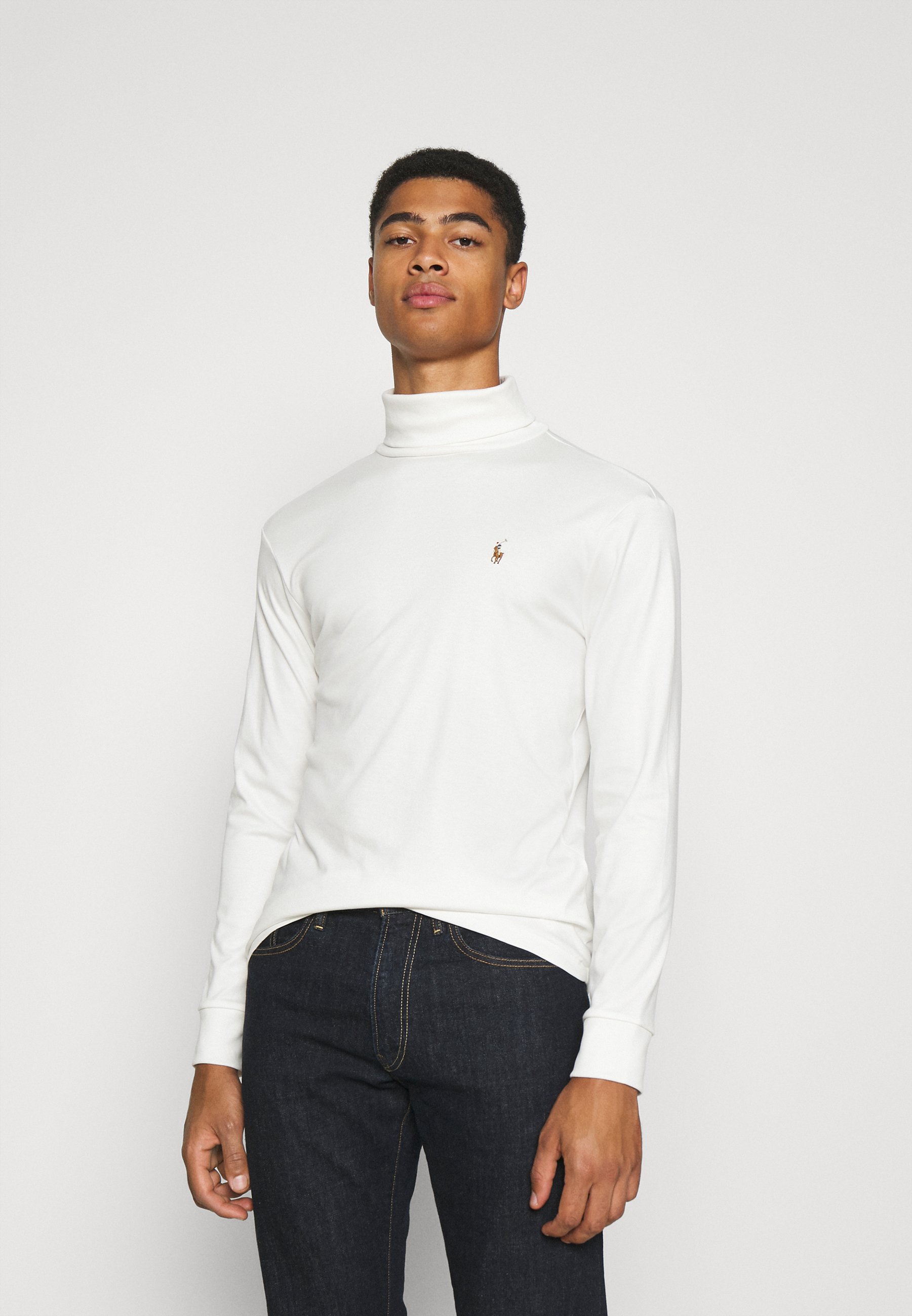 Polo Ralph Lauren LONG SLEEVE - Long sleeved top - nevis/off-white -  