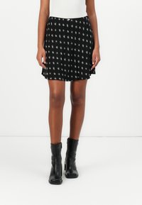 Tommy Jeans MINI SLIP SKIRT - Minijupe - black