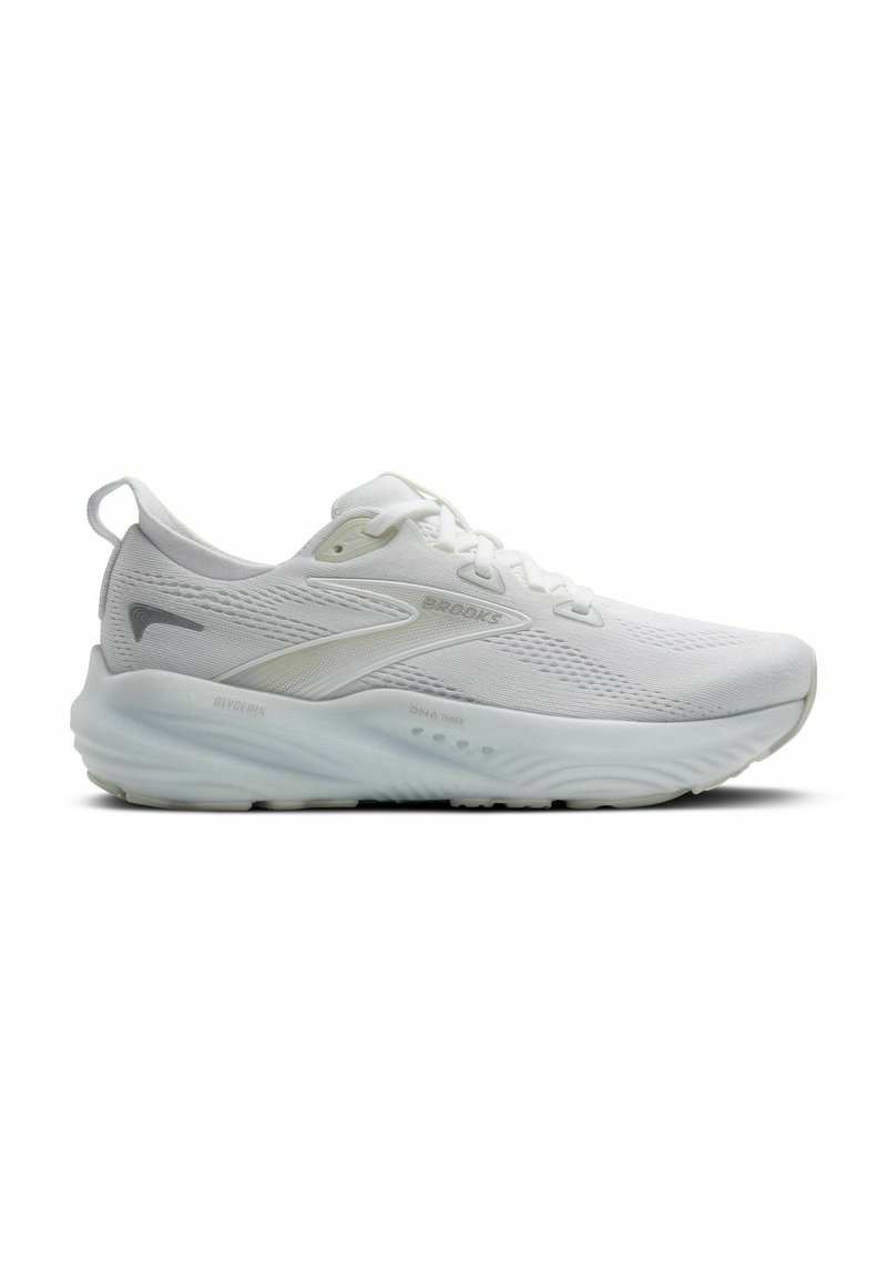 Brooks GLYCERIN 22 - Cestná bežecká obuv - white white grey
