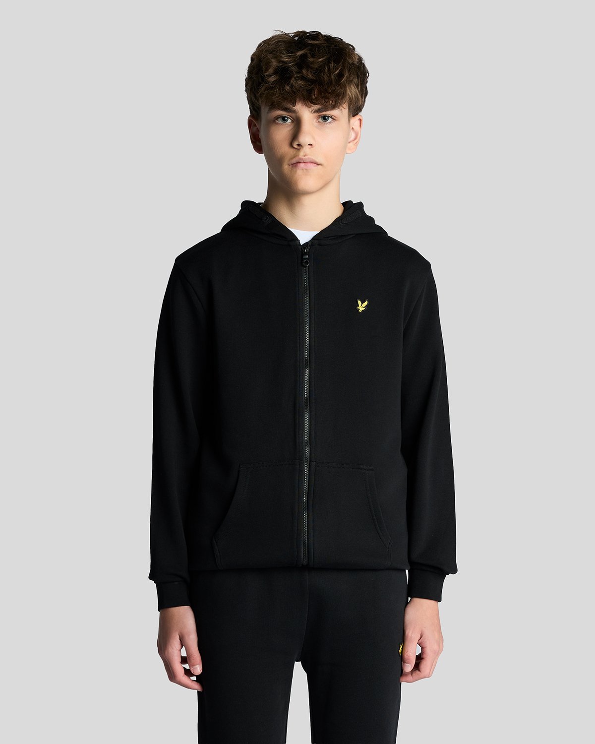 Lyle & Scott ZIP THROUGH - Sweat zippé - jet black/noir - ZALANDO