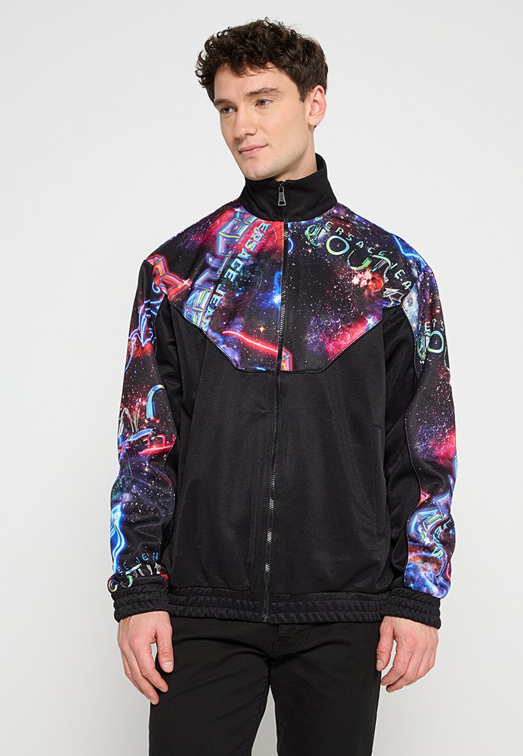 Versace Jeans Couture Sweater met rits zwart