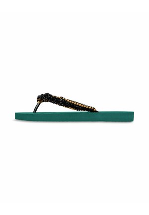 Teenslippers - bosgroen