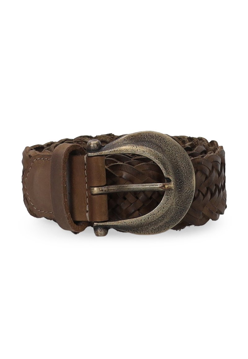 VENEZIA Flechtgürtel - brown