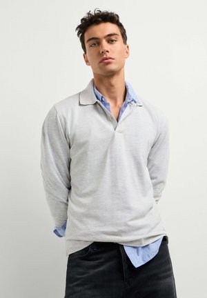 Pepe Jeans, PEPE JEANS POLO SHIRT OWEN LS - Poloshirt - light grey marl