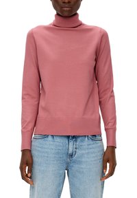 s.Oliver ROLLKRAGEN - Strickpullover - papaya