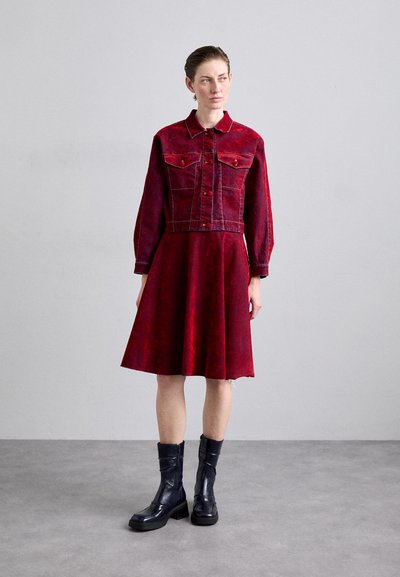 MIISTA MALENE - Kozačky na platformě - dark blue