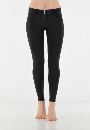 SUPER  - Jeggings - denim nero