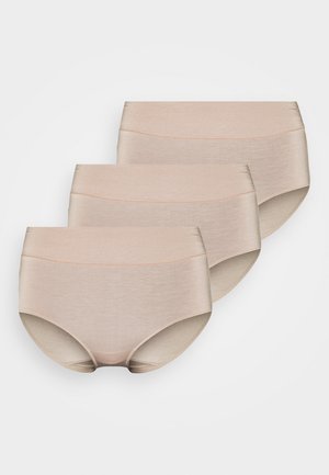 LASCANA TAILLENSLIP 3 PACK - Shapewear - sand