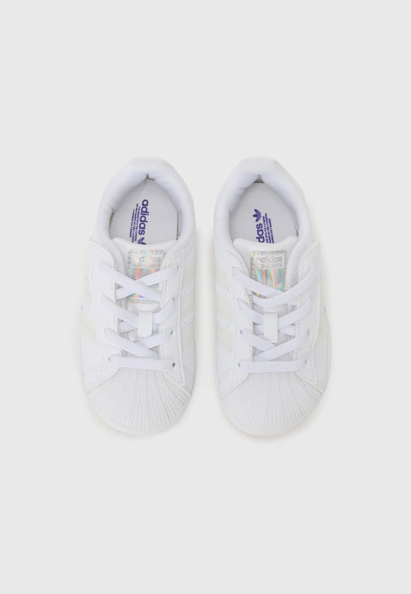 adidas Originals SUPERSTAR LED - Trainers - white - Zalando.co.uk