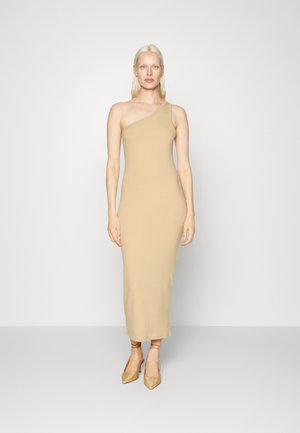 Vero Moda Tall VMUDAVA ONE SHOULDER DRESS  - Vestido de malha - irish cream