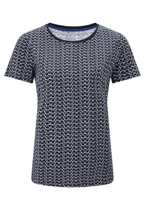 T-shirt med print - blue denim