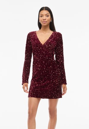 VILA VIBELIEVE DRESS - Cocktail dress / Party dress - winetasting
