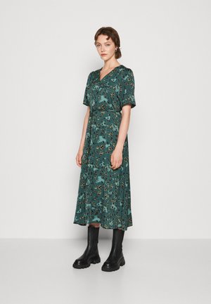 JDYAPPA MAXI SHIRT DRESS - Blusenkleid - scarab