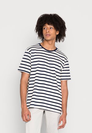 UNO - T-shirt print - offwhite/navy