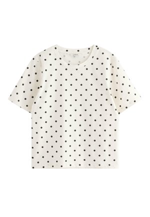 Lindex, LINDEX T-SHIRT LINDEX - T-shirts print - light white