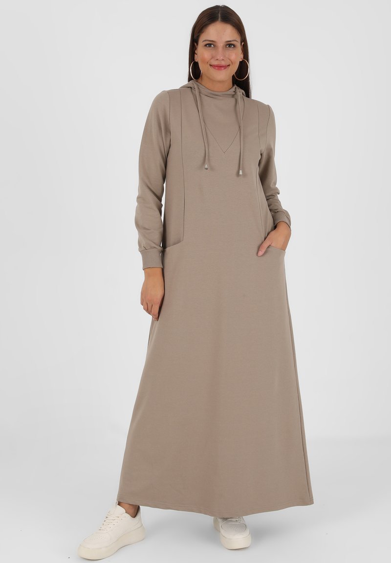 Modanisa REFKA - Robe longue - brown/marron - ZALANDO.FR