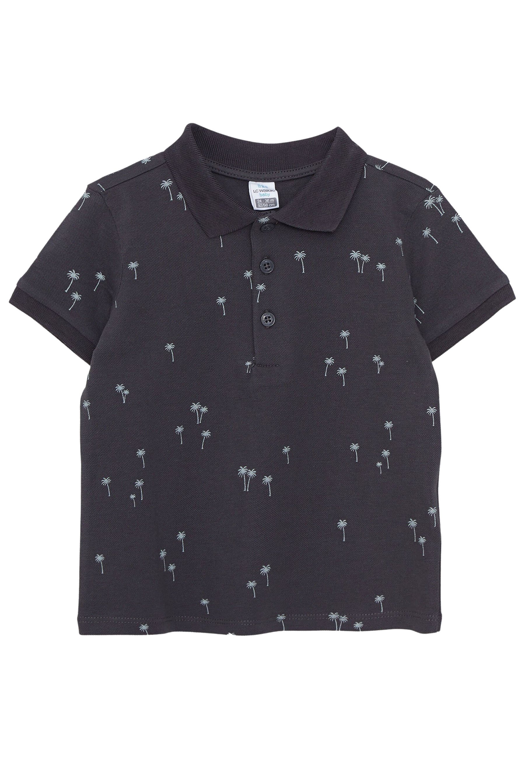 LC Waikiki SHORT SLEEVE - Polo - anthracite/antracite - Zalando.it