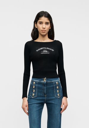 WOMEN KNITTED SWEATER - Džemper - nero