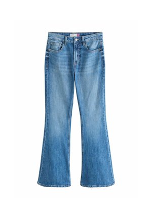 Next, REGULAR FIT - AUTHENTIC FLARE JEANS . - Bootcut jeans - mid blue