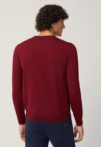 Harmont & Blaine GIROCOLLO CON LOGO - Maglione - rosso chiaro
