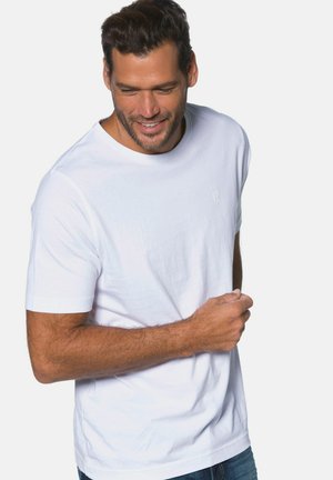 DOPPELPACK RUNDHALS BEQUEME PASSFORM - T-Shirt basic - white