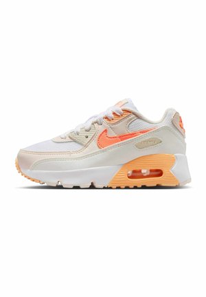 Nike Sportswear, NIKE SPORTSWEAR YOUNGER KIDS' SHOES AIR MAX 90 - Zapatillas - white chalk tangerine tint orange pulse