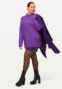 Ulla Popken ROLLKRAGEN-  LANGARM - Maglione - violett